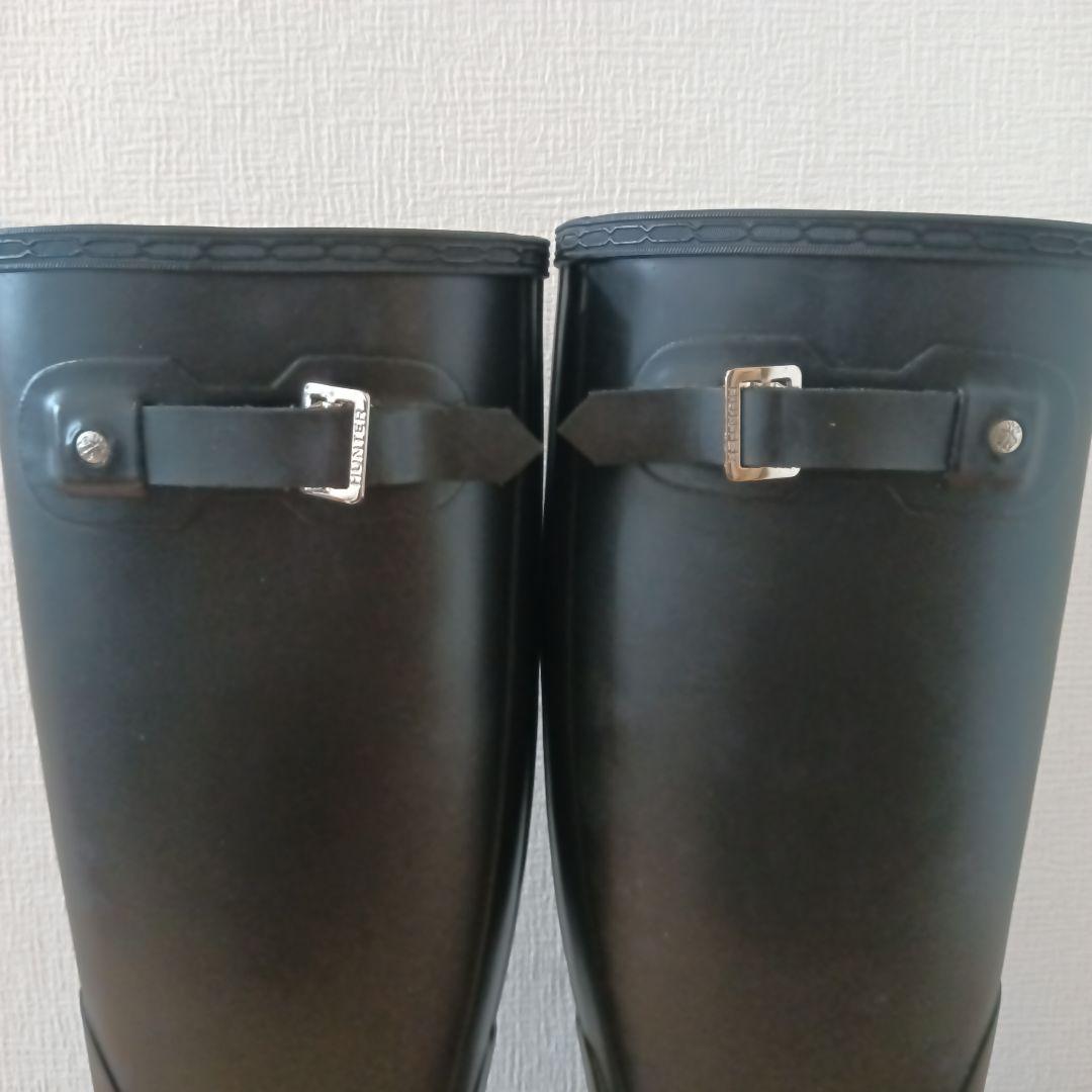 美品 HUNTER オリジナルトール レインブーツ ブラック UK5 24cm