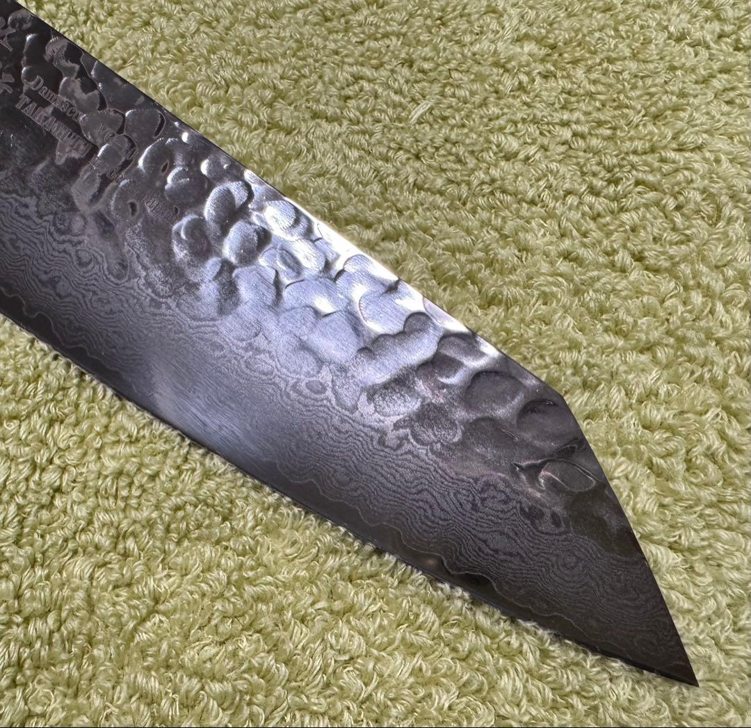 堺孝行 切付 三徳 包丁 160mm VG10 ダマスカス 日本製 剣型 新品