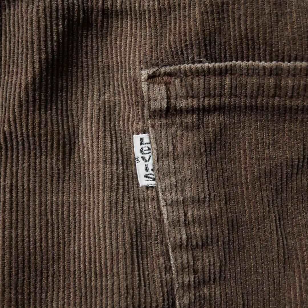 Levi's 70s コーデュロイパンツ ブラウン 646 33