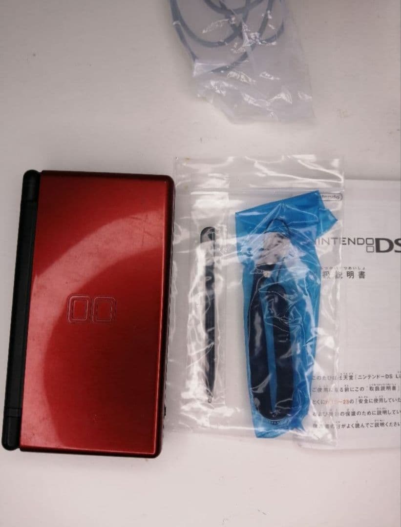 完品！任天堂 Nintendo DS Lite 本体 クリムゾンブラック