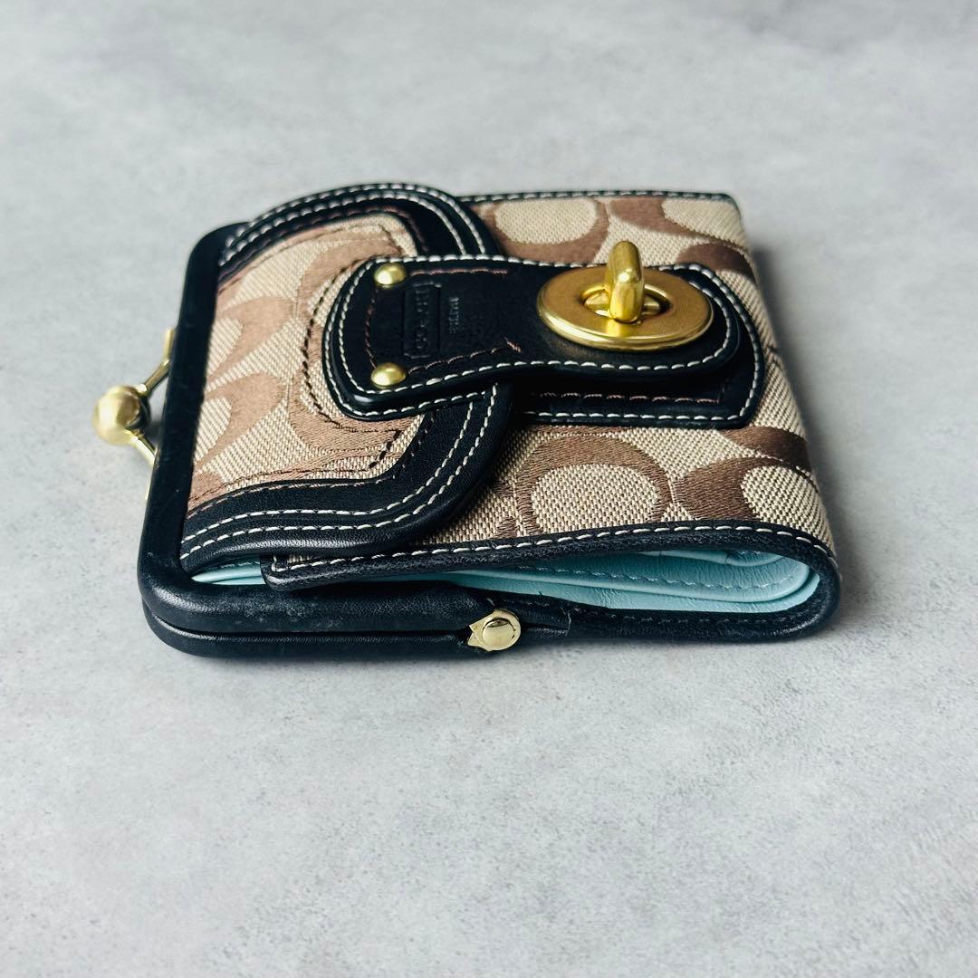 希少✨COACH Signature Legacy Folding wallet