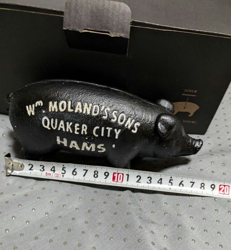 セール【新品】Hams PIG BANK ハムズバンク　アンティーク　貯金箱