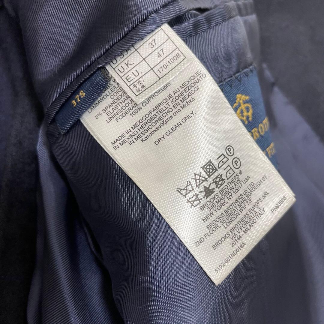 【美品】ブルックスブラザーズ 紺ブレ REGENTFIT 金ボタン ネイビー M
