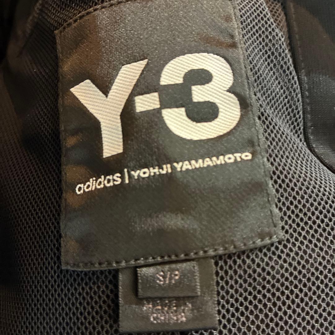 Y-3 黒 テーラードロングジャケット メッシュ裏地