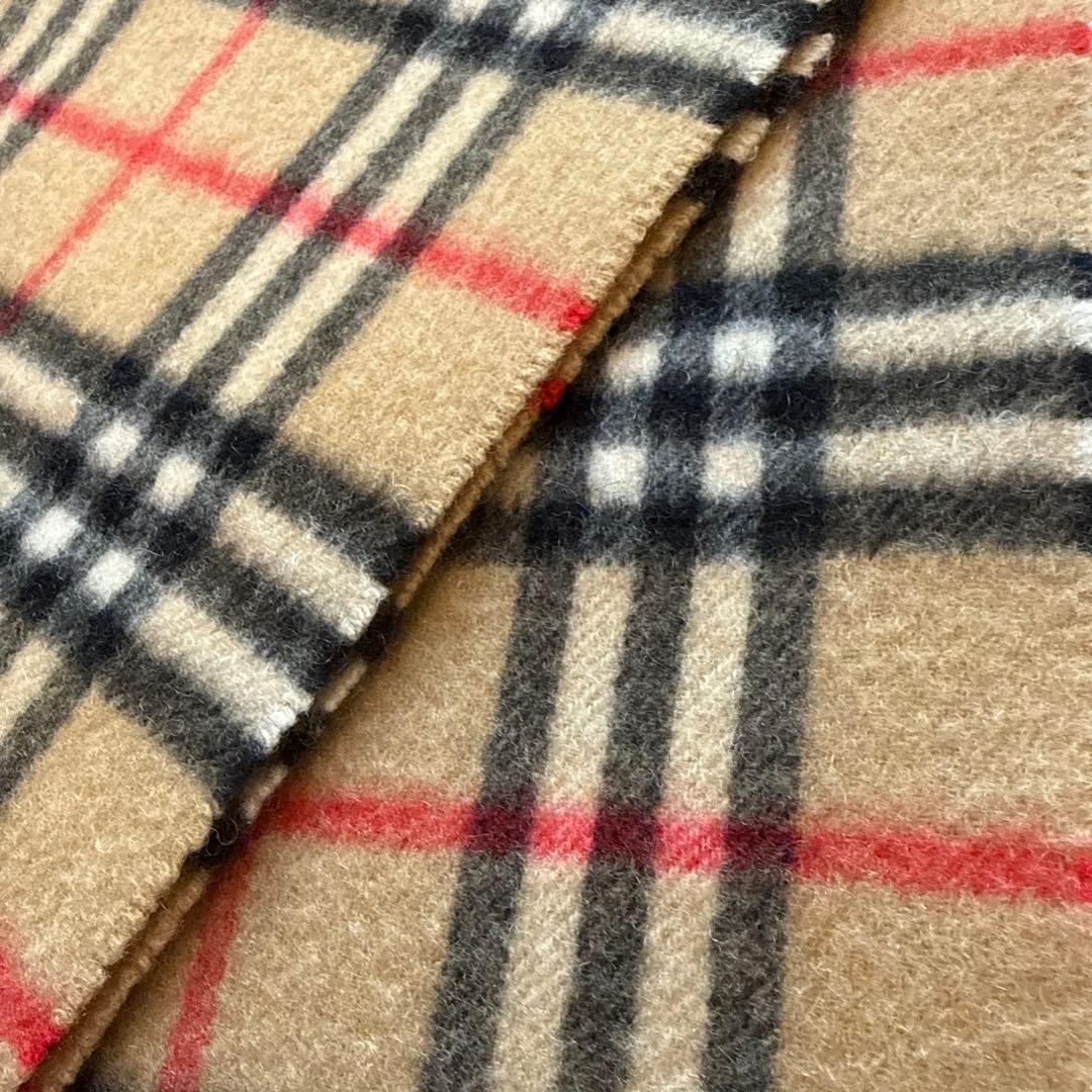 Burberry カシミヤ100% チェックマフラー