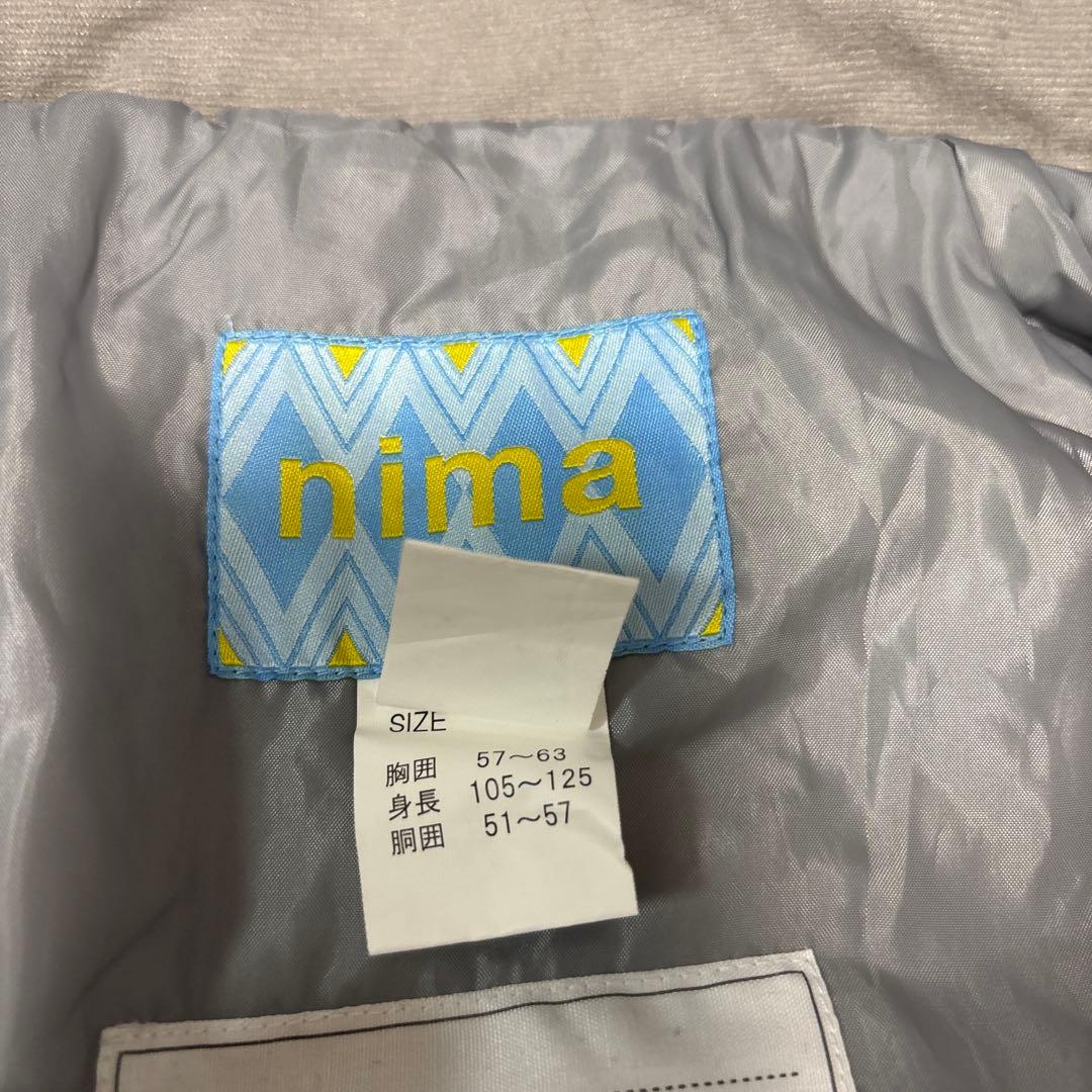 【美品】NIMA ニマ スキーウェア スノーボード 上下セット 女の子 120