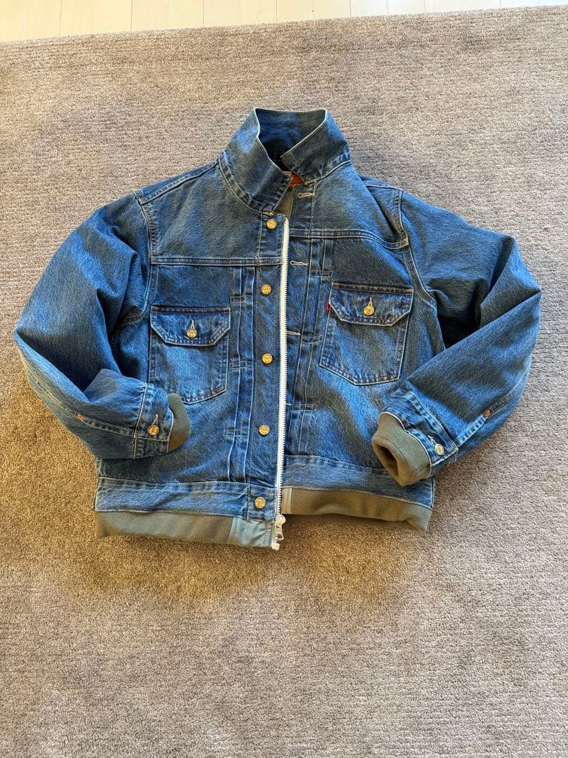 出品最終金額sacai × LEVIS / リバーシブルBlouson
