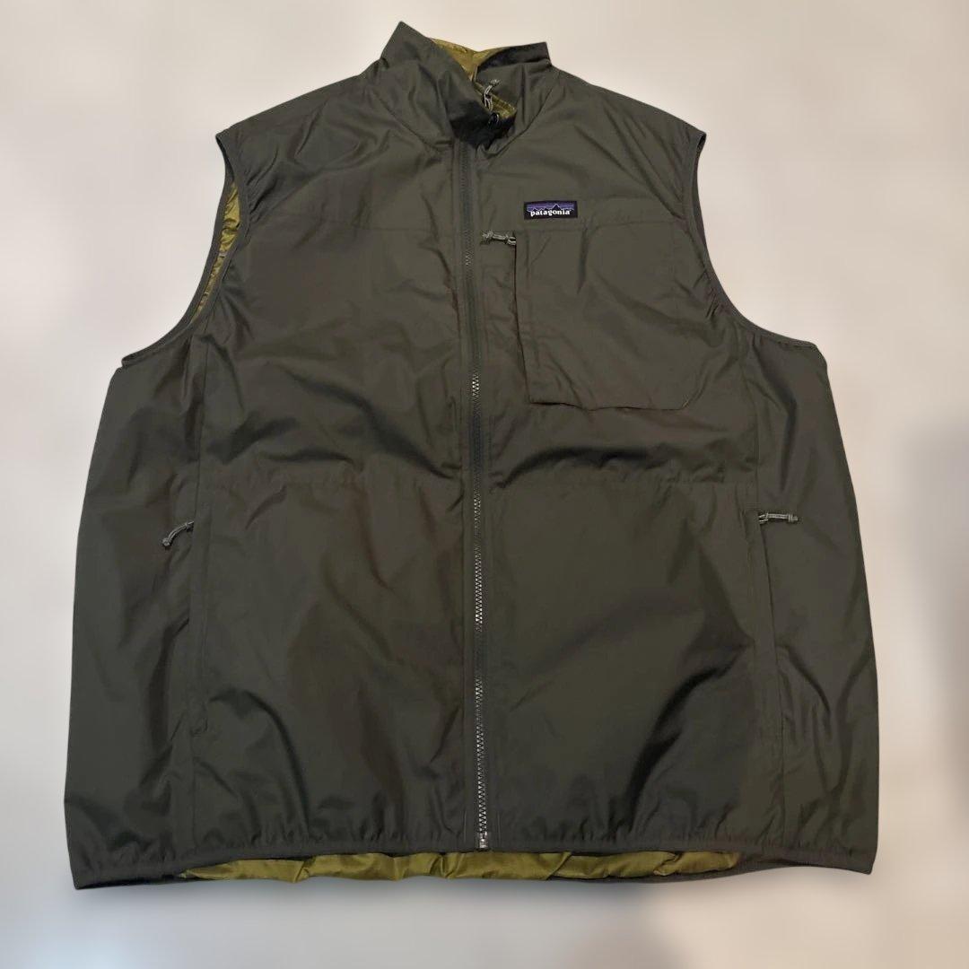 は*と様 patagonia XXL ベスト オリーブグリーン
