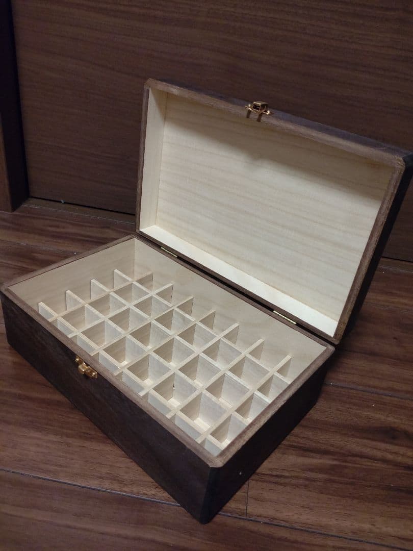 ARTQ 桐製　精油BOX ダークブラウン