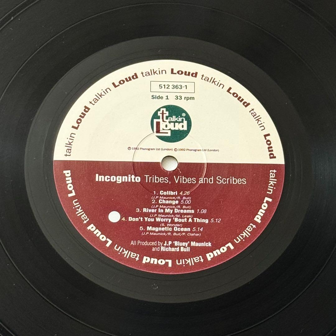 incognito TRIBES vibes+ SCRIBES アナログ超美盤❗️