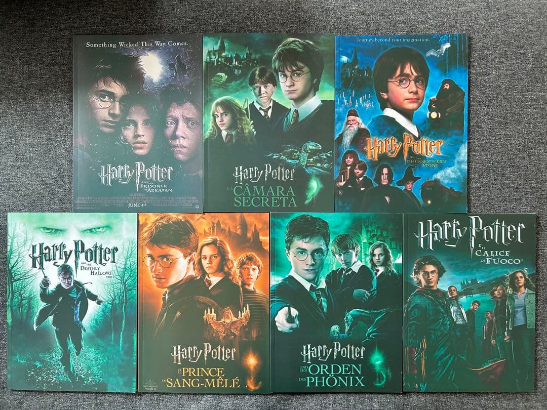 ハリーポッター 映画台本 7冊 Maiyapen対応 マイヤペン対応 Harry