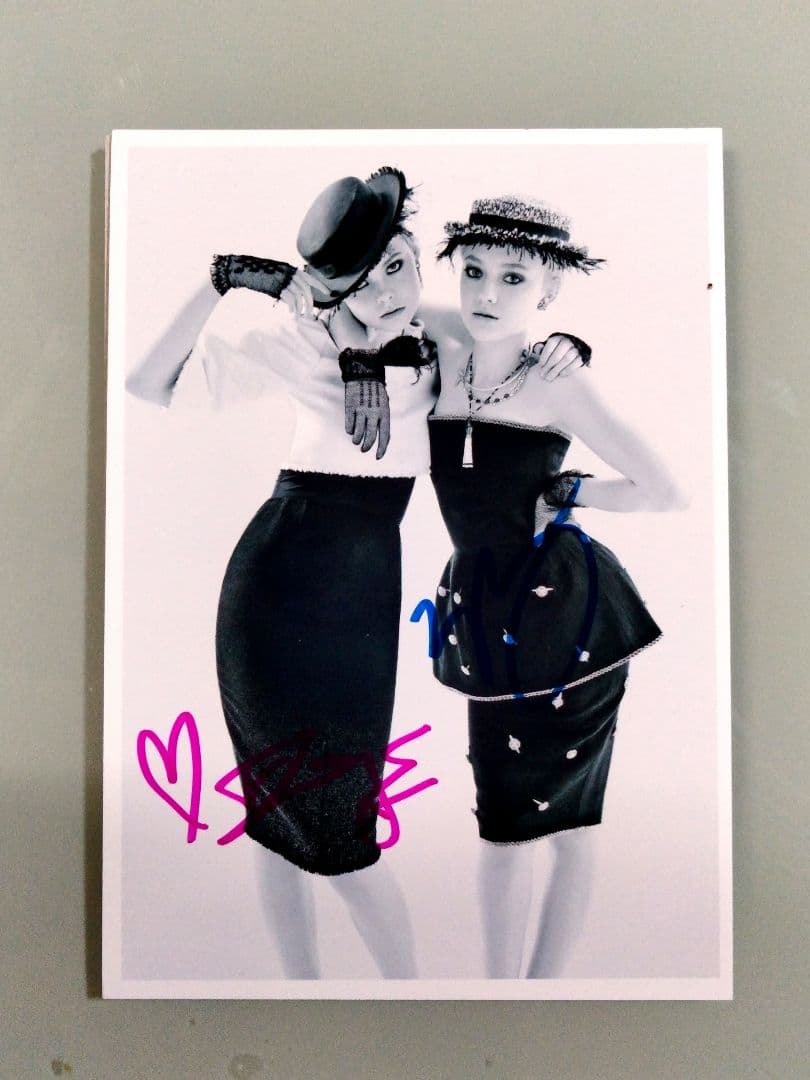 ダコタ・ファニング&エル・ファニング直筆サイン入り2Lサイズ写真…