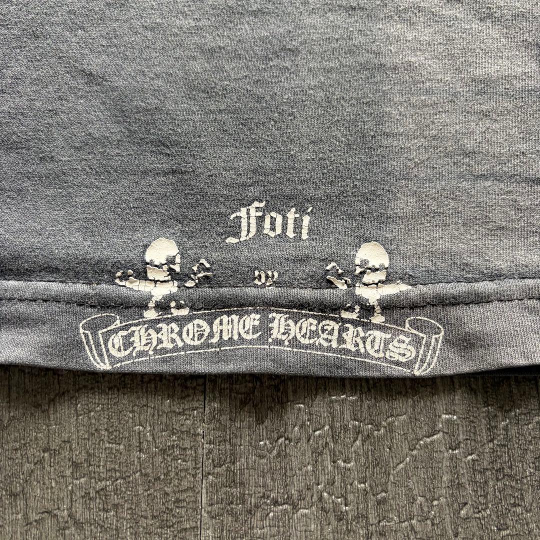 90s オールド　クロムハーツ Foti Tシャツ　フェード