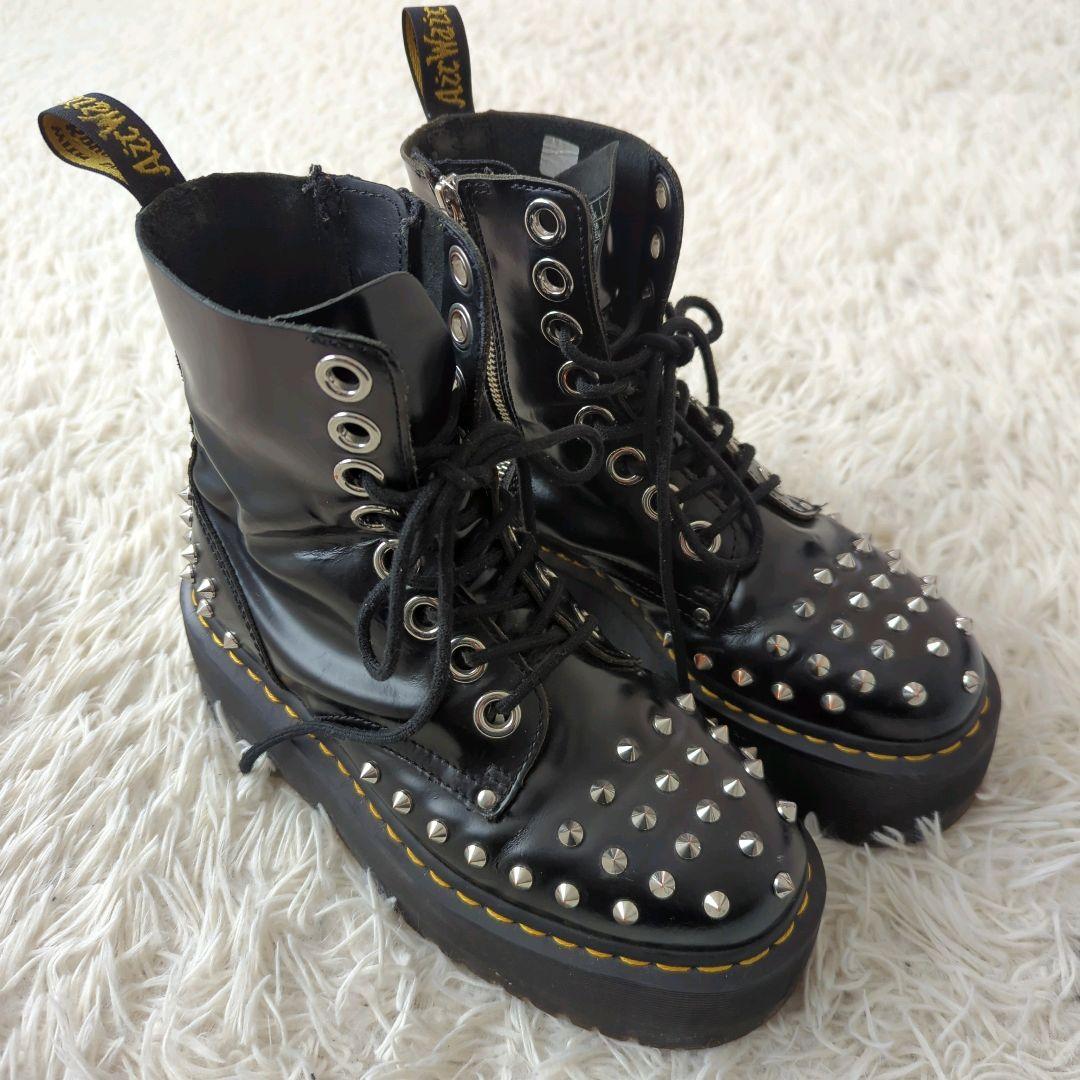 ドクターマーチン JADON MAX STUD 厚底 ブラック 24cm