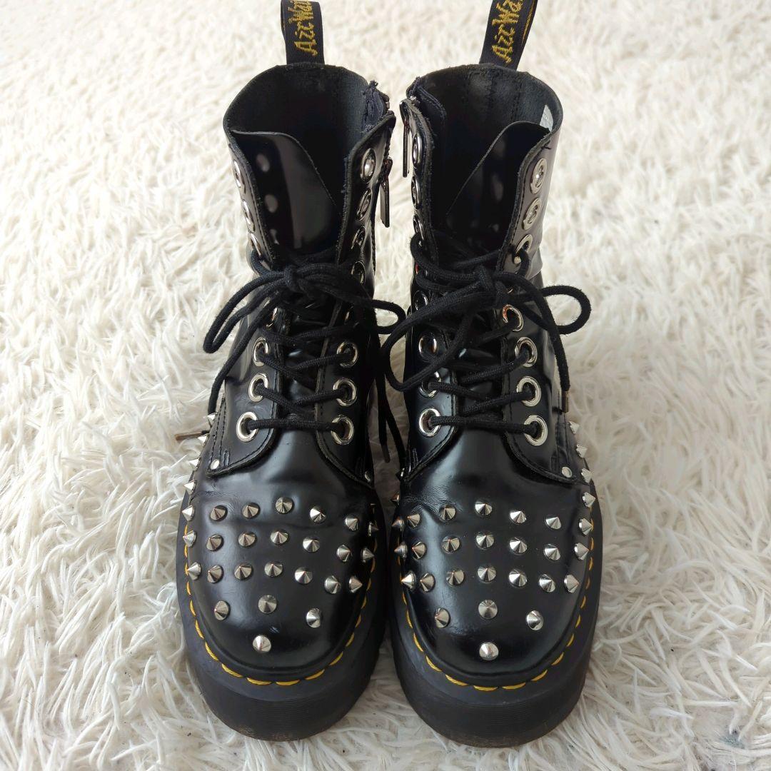 ドクターマーチン JADON MAX STUD 厚底 ブラック 24cm