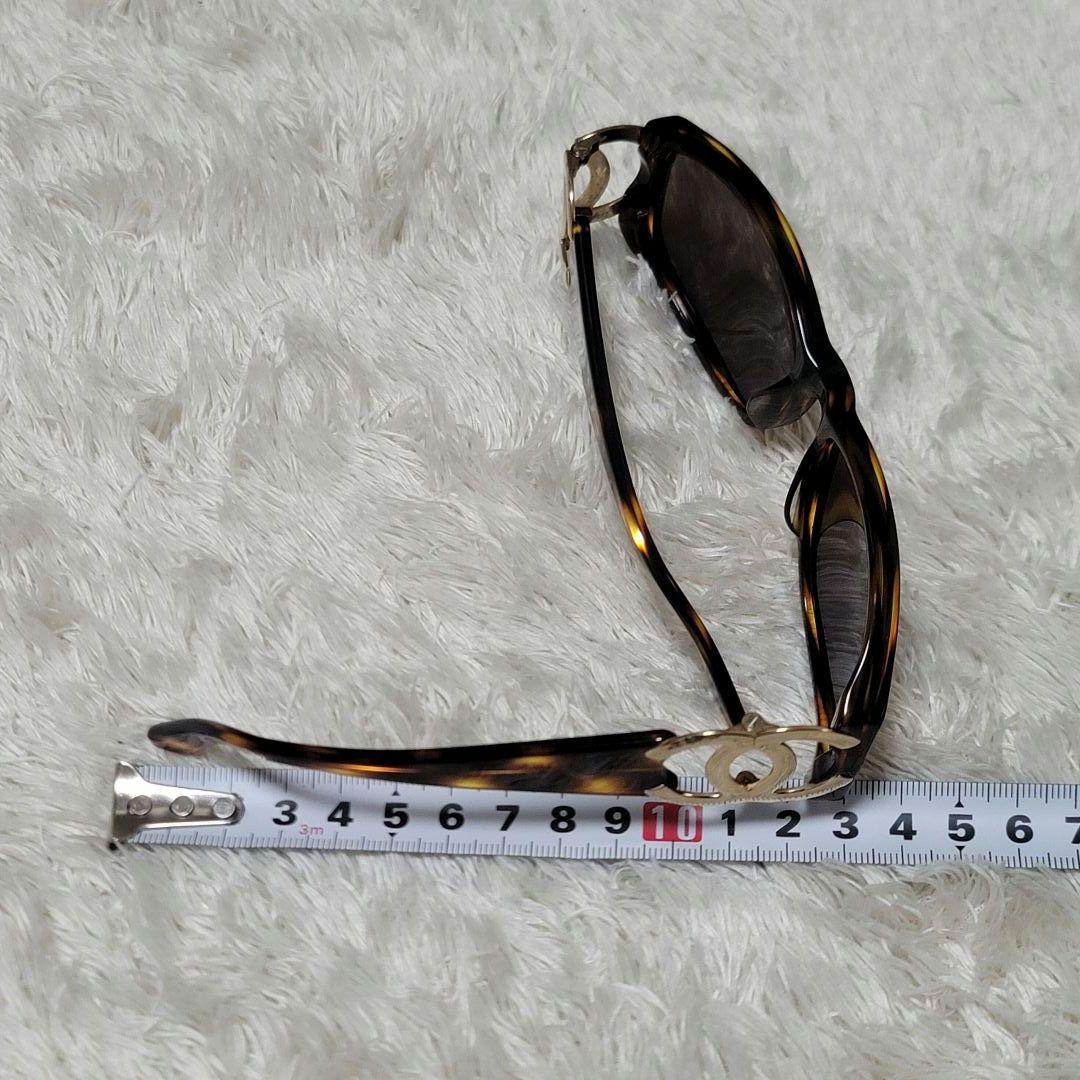シャネル ココマーク サングラス べっこう柄 ゴールド 茶 91235 y2k