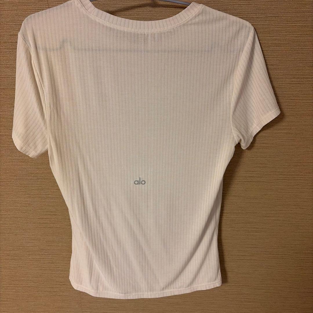 alo rib Sea Coast Tシャツ アイボリー