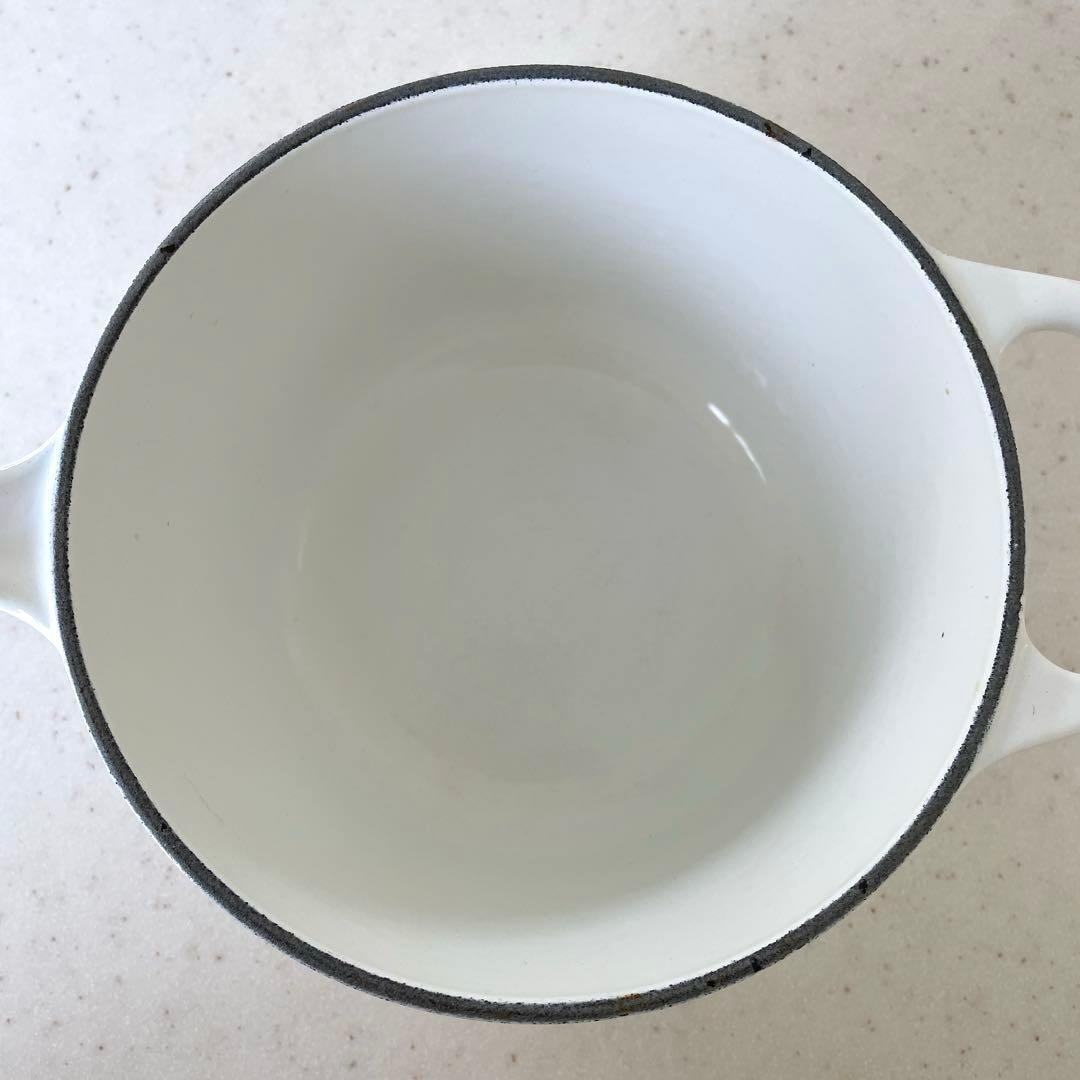 Le Creuset 片手鍋 アイアンハンドル・ソースパン 16cm ホワイト