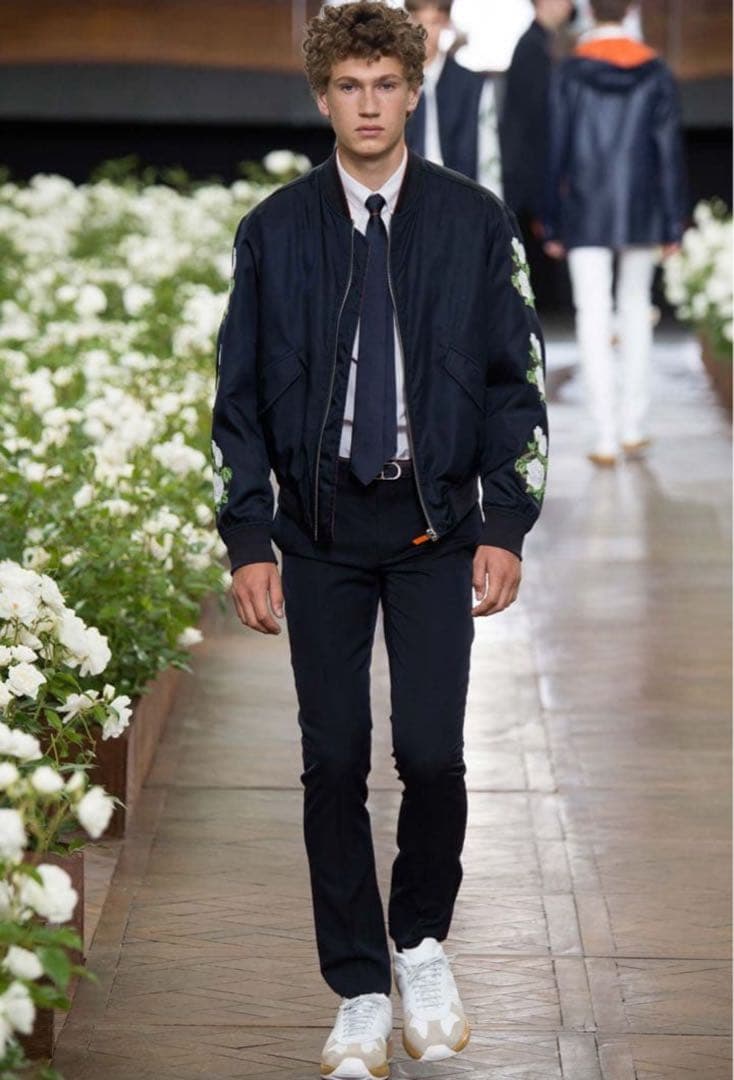 Dior homme 16ss ボンバー　ローズ　バラ　薔薇　ブルゾン　クリス期