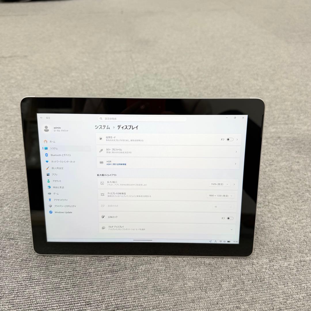 Windowsタブレット本体 Microsoft Surface Go 8GB/128GB