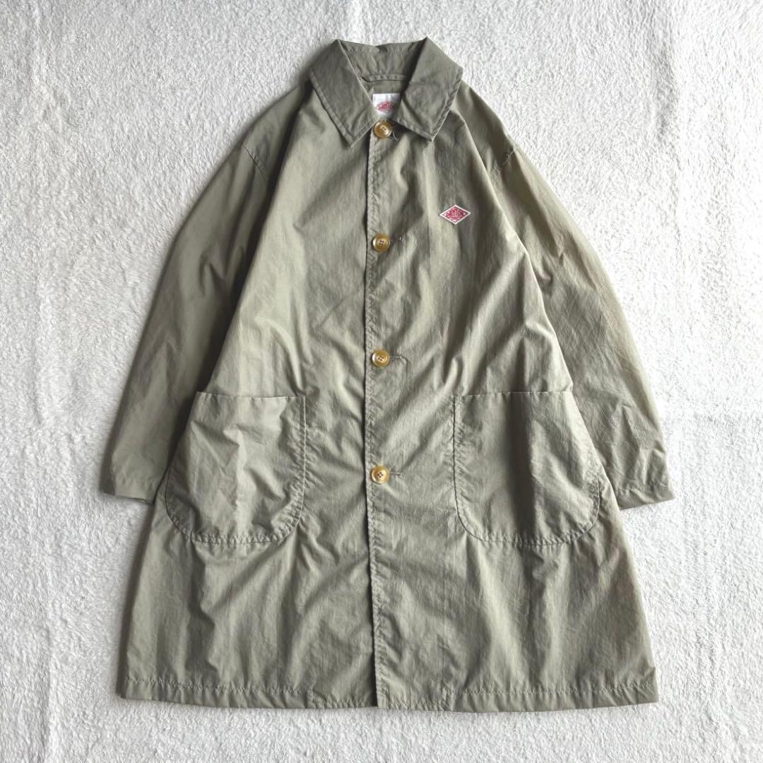 ダントン Bshop 撥水 ナイロンタフタコート 36 ステンカラーコート 春服