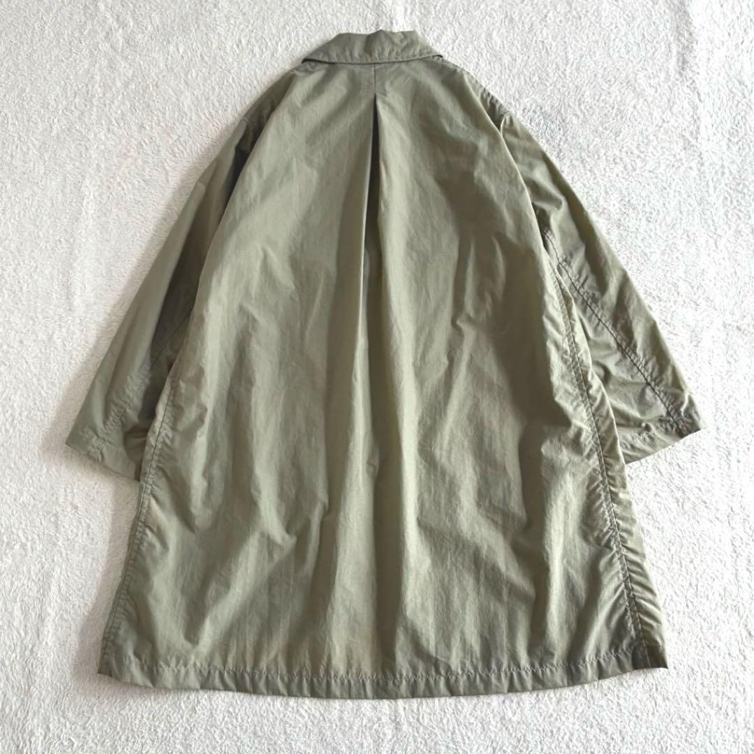 ダントン Bshop 撥水 ナイロンタフタコート 36 ステンカラーコート 春服