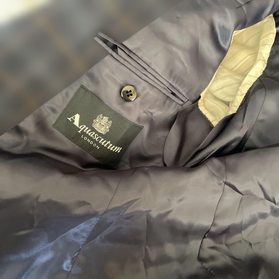 aquascutum 状態良好 ￼テーラードジャケット