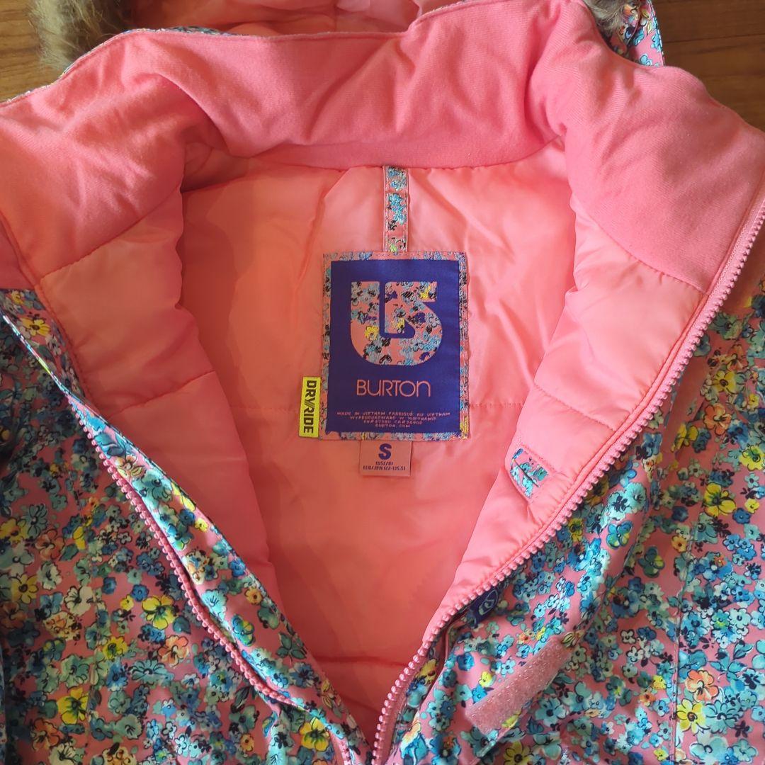 BURTON 花柄 スノーボードウェア Sサイズ