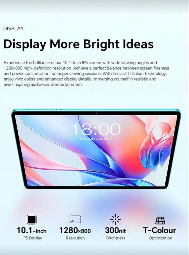 Teclast P30 10.1インチ Androidタブレット