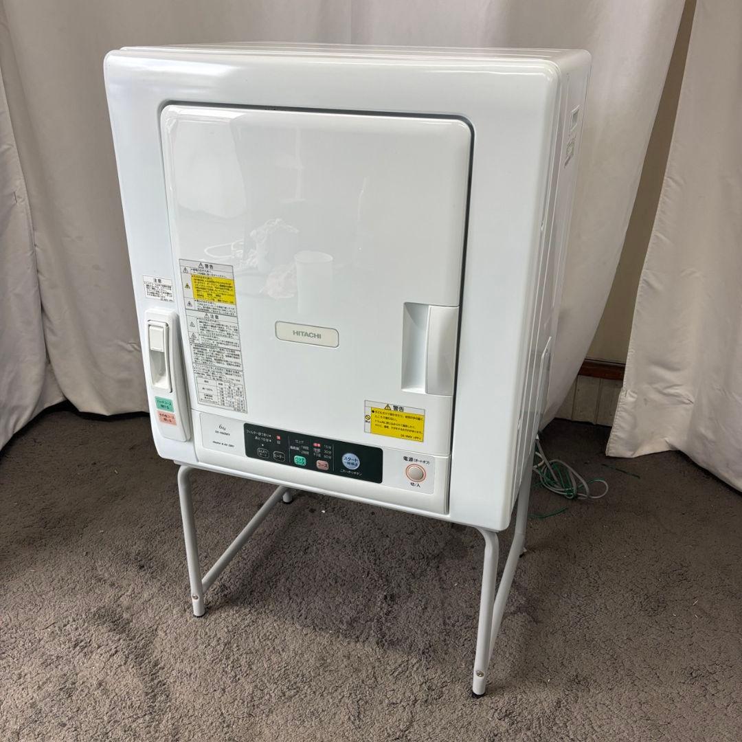 209　衣類乾燥機　日立　６キロ　安い　DE-N60WV　設置無料