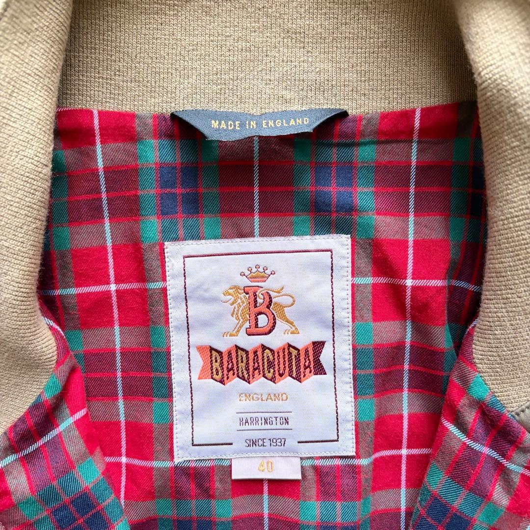 美品 英国製 BARACUTA G9 40 タン バラクータ