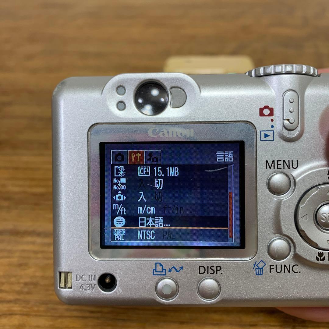 正規品Canon PowerShotコンパクトデジタルカメラA85 PC1204