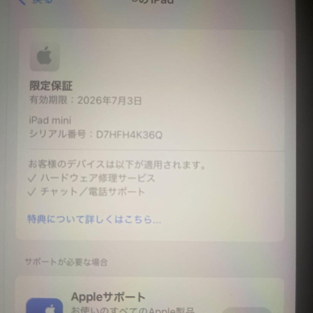 iPad mini A17 Pro 128GB Wi-Fiモデルブルー