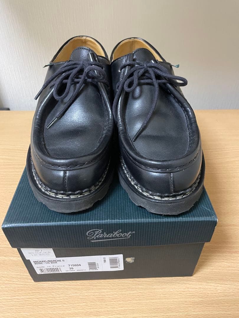 Paraboot ミカエルNoir サイズ EU39 パラブーツ MICHAEL