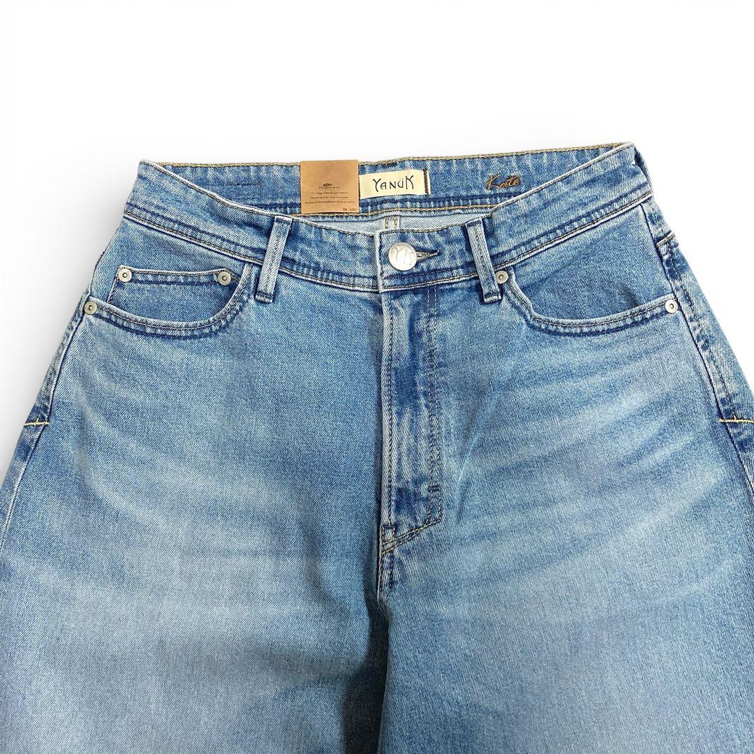 【新品未使用】YANUK ヤヌーク KATE ルーズバギーデニムパンツ 26