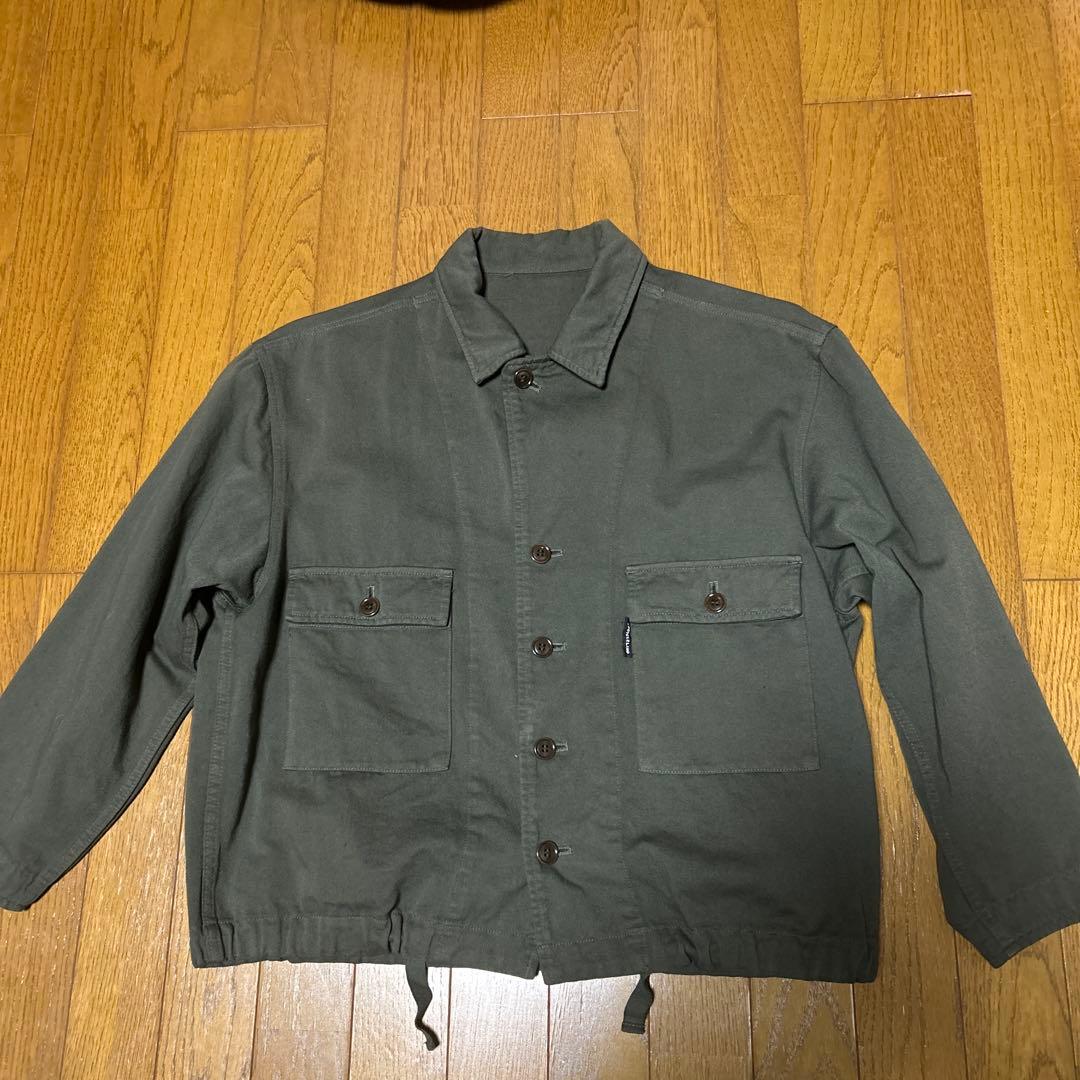 ネストローブ　UpcycleLino/BASICチノフィールドジャケット　カーキ