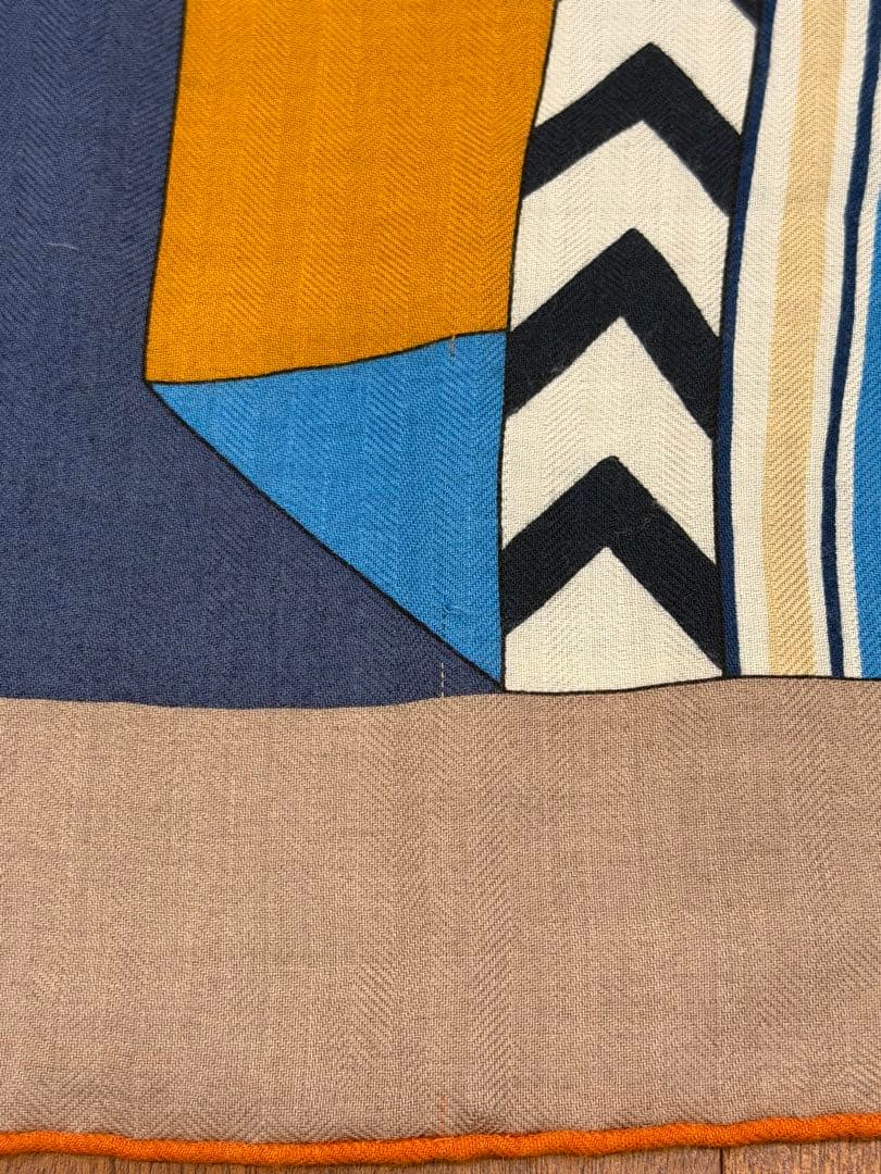HERMES エルメス カレジェアン 140 カシシル 空想の鞍　美品