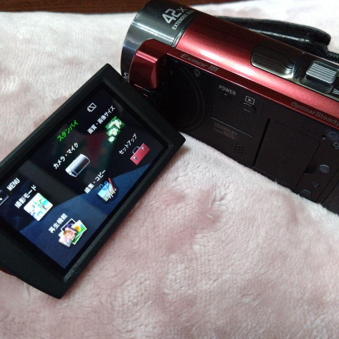 【ソニーハンディカム】SONY HDR-CX180 レッド