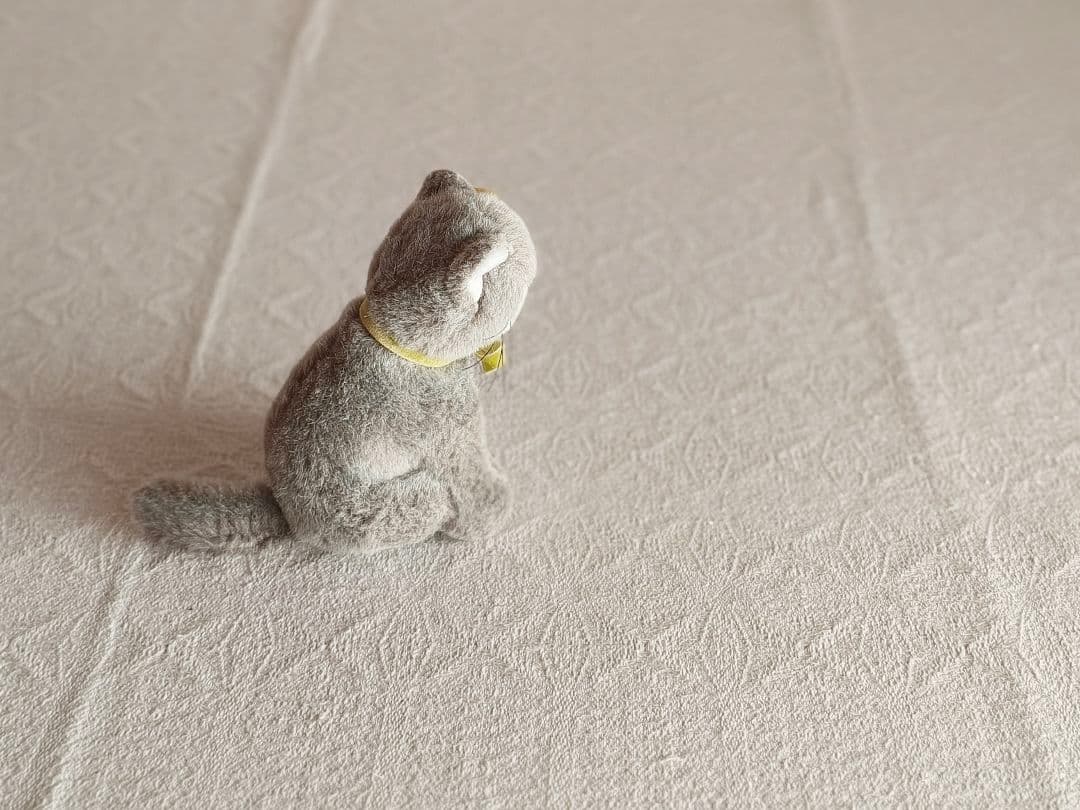 * vintage cat ❀ キュートな 猫ちゃん & 花柄 クッション