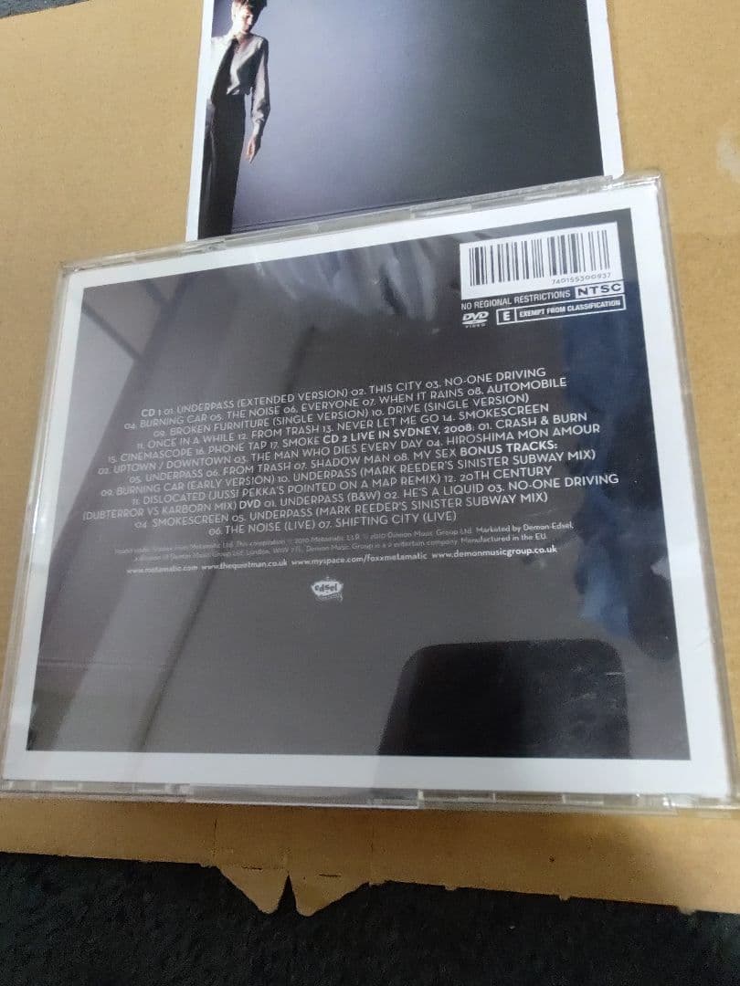 JOHN FOXX / TRONIC 2CD+DVDデラックス　廃盤