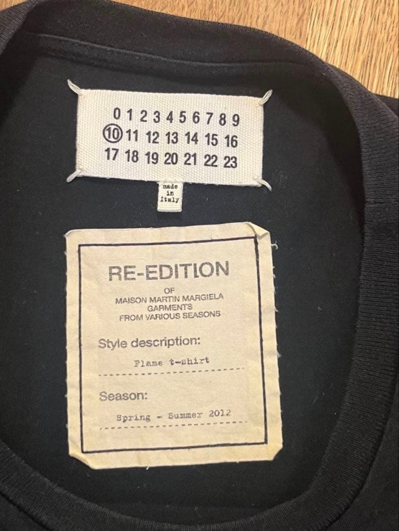 た*か様 Maison Margiela マルジェラ Tシャツ　フレイムTシャツ