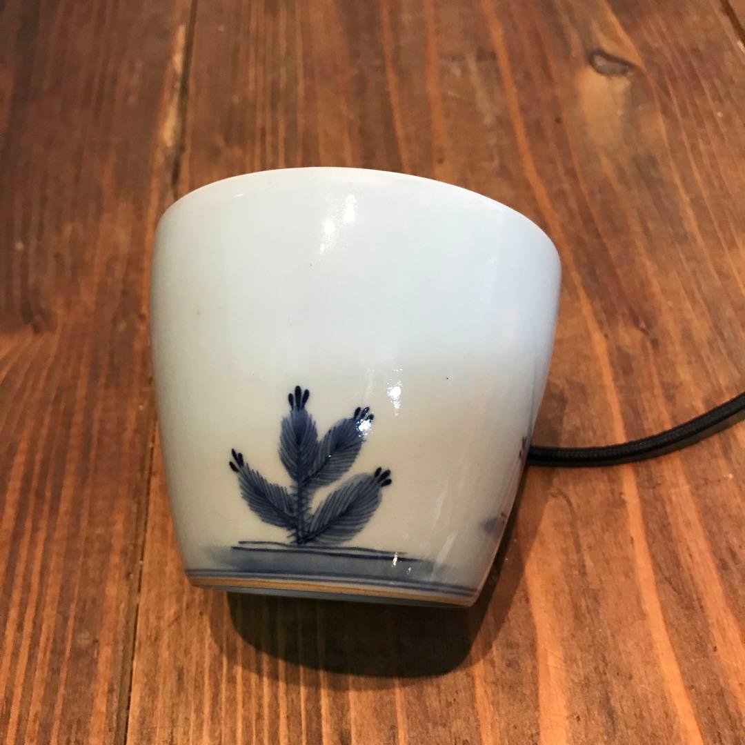 美品　伊万里　鍋島焼　そば猪口　蛤　時代物　丁寧な絵柄が素敵な　落ち着いた色合い
