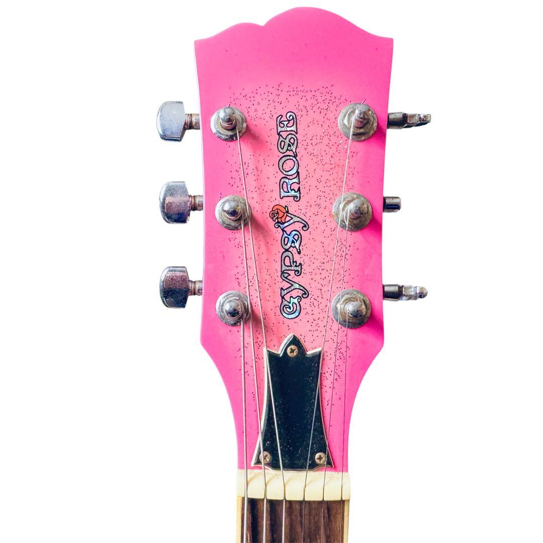 Gypsy Rose ピンク ラメ レスポール ジプシーローズ エレキギター