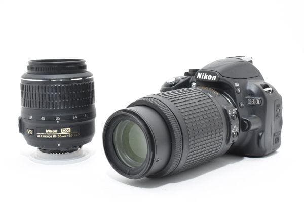 ★美品★ ニコン D3100 ダブルレンズセット #841　一眼レフ入門セット