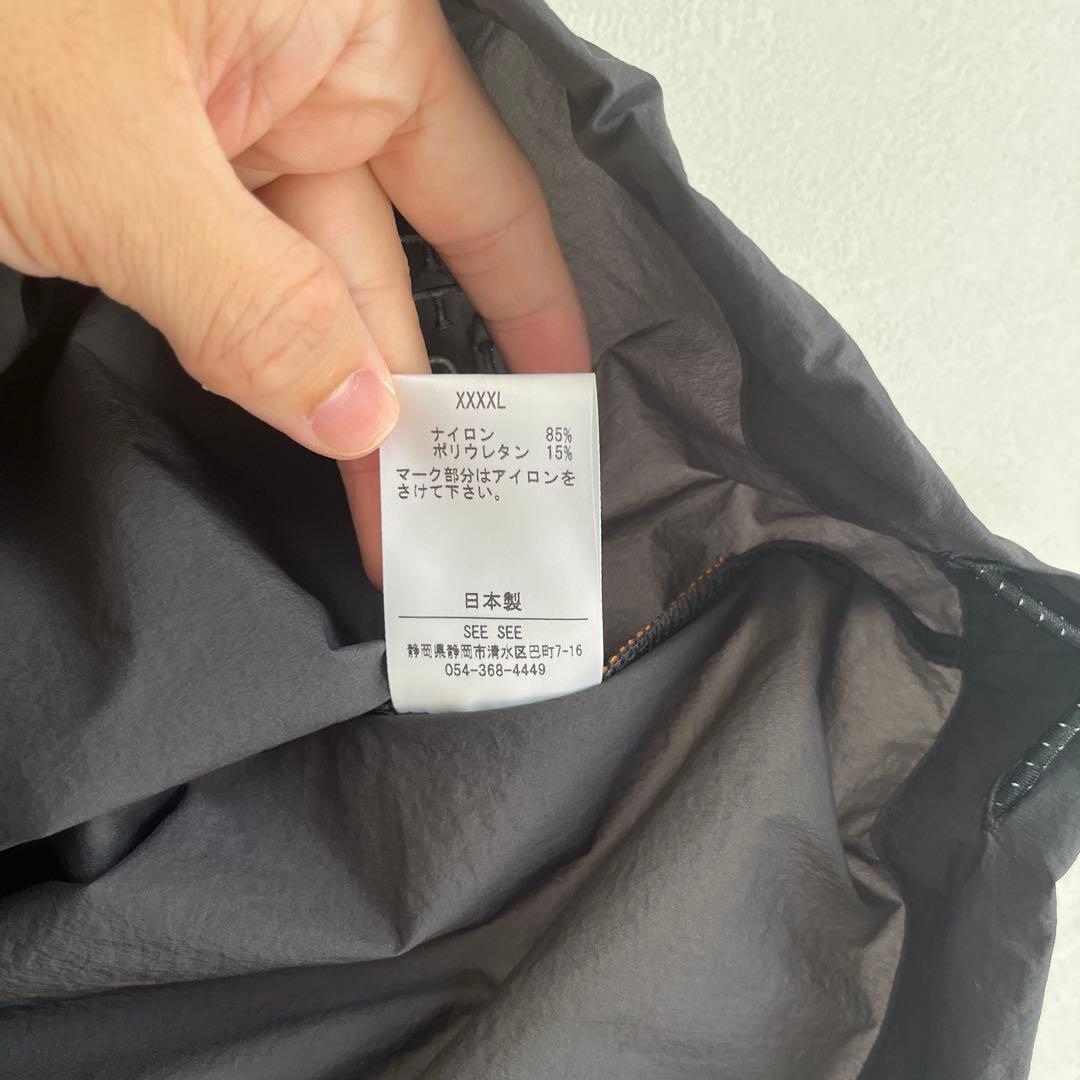 トップス SEESEE BIGNYLON HENLEY DRAWSTRINGS SS