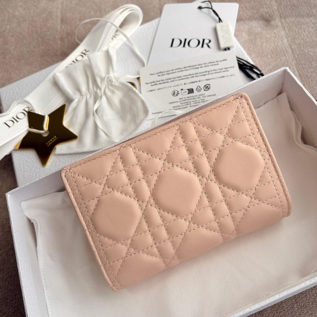 専用出品 Christian Dior 折り財布 ピンク
