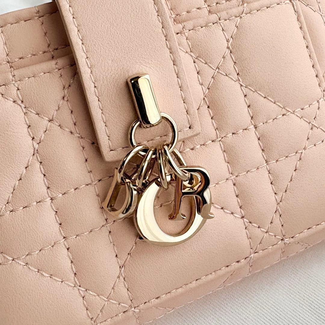 専用出品 Christian Dior 折り財布 ピンク