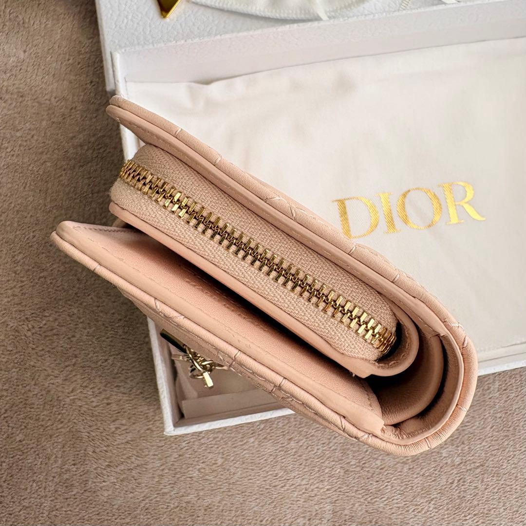 専用出品 Christian Dior 折り財布 ピンク