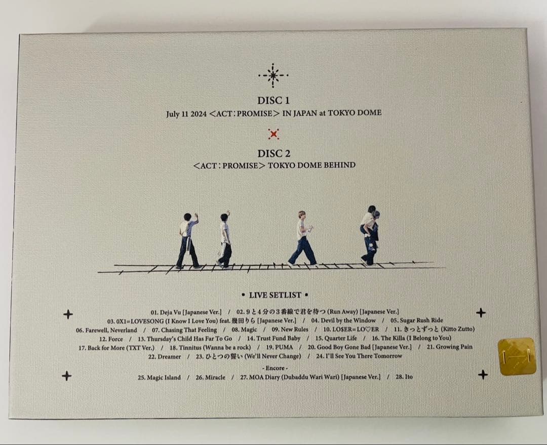 TXT Blu-ray 東京ドーム　ACT PROMISE IN JAPAN