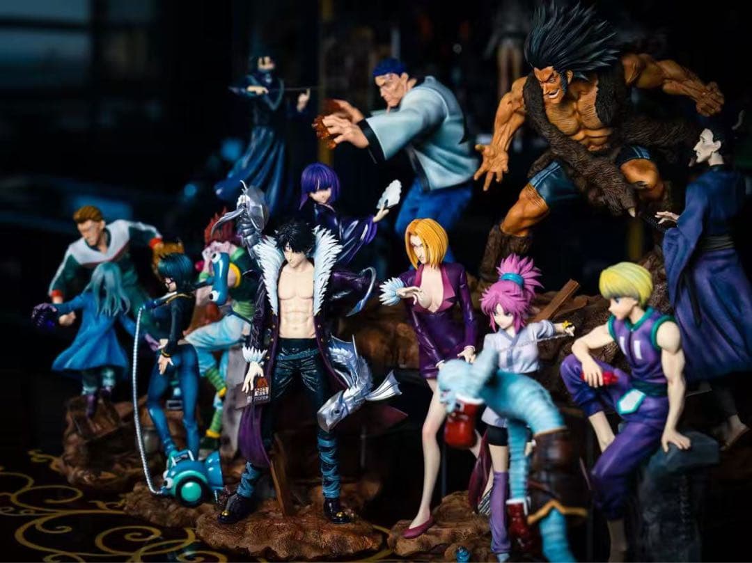 hunter×hunter 幻影旅団 ガレキ ガレージキット スタチューX①